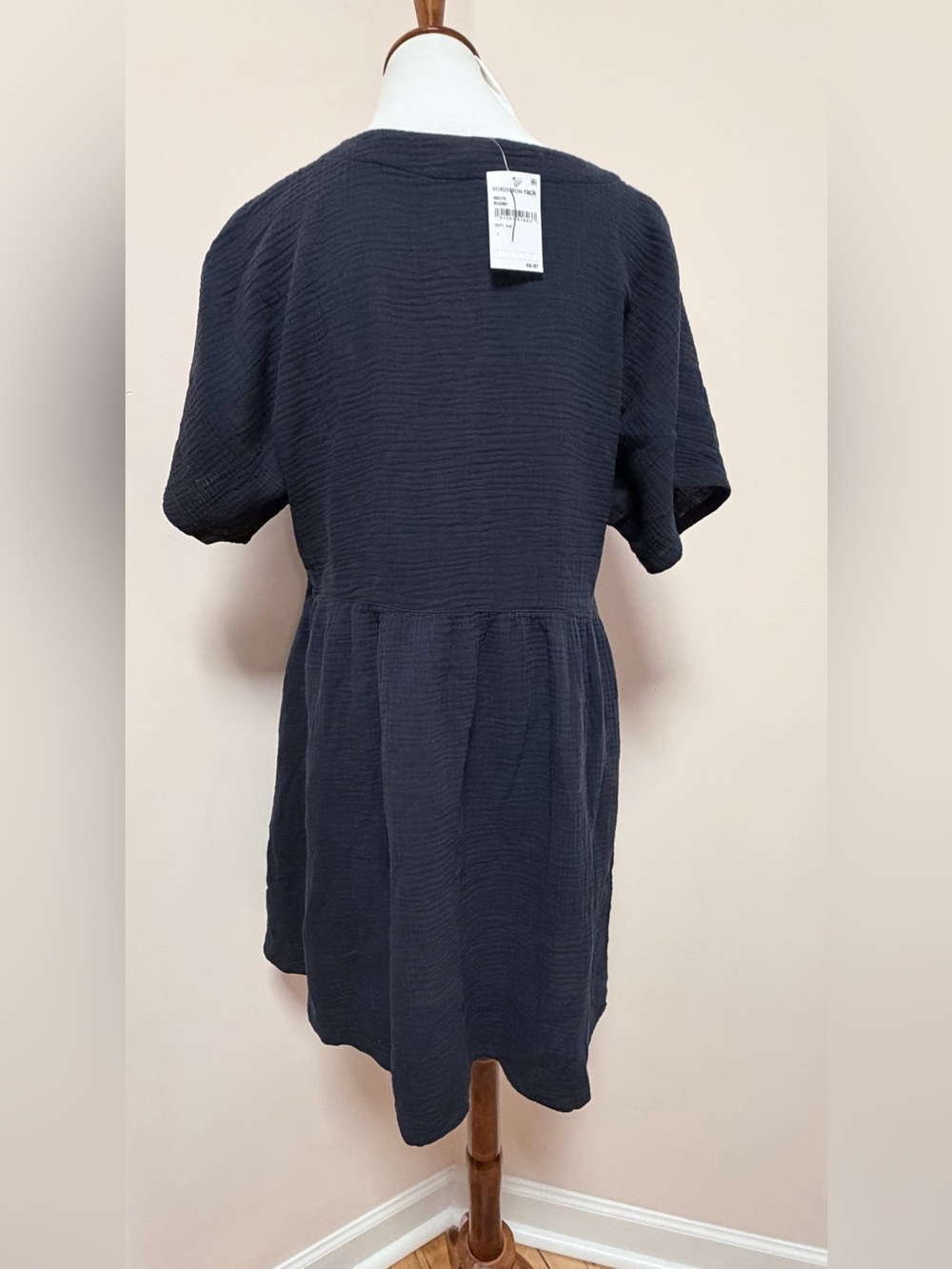 Madewell Lightspun Button Front Minidress - Picture 6 of 7